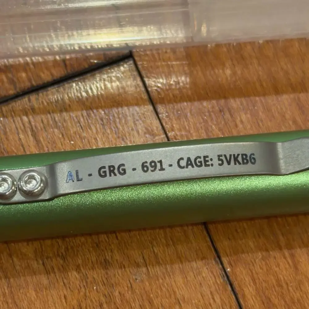 Maratac Embassy Pen Rev. 5 Aluminum Heritage Edition - Zesty Lime